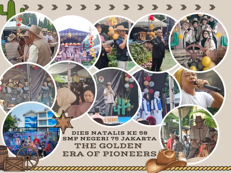 SMP Negeri 75 Jakarta Meriahkan Dies Natalis ke-58 dengan Semarak Tema Cowboy